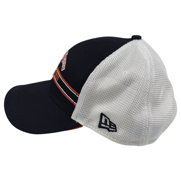 New Era Detroit Tigers Hat SnapBack Mesh Black Orange White Mesh English D MLB - Picture 5 of 11